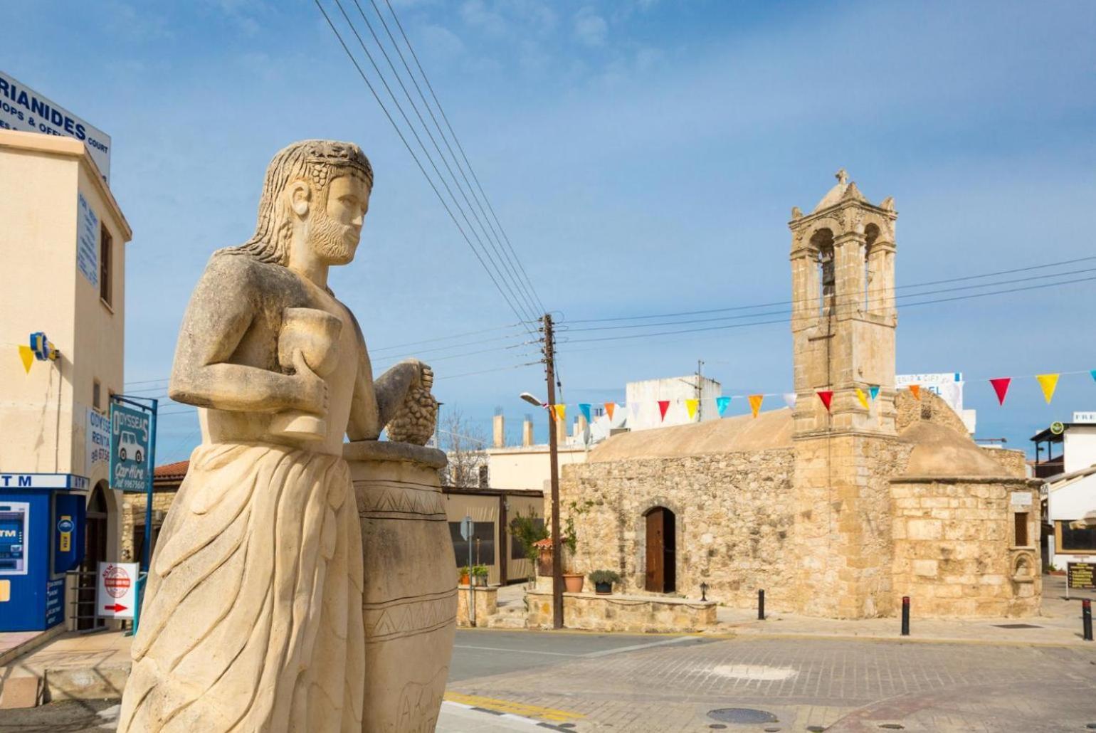 Sun Beach Villa Tria Polis Exterior foto